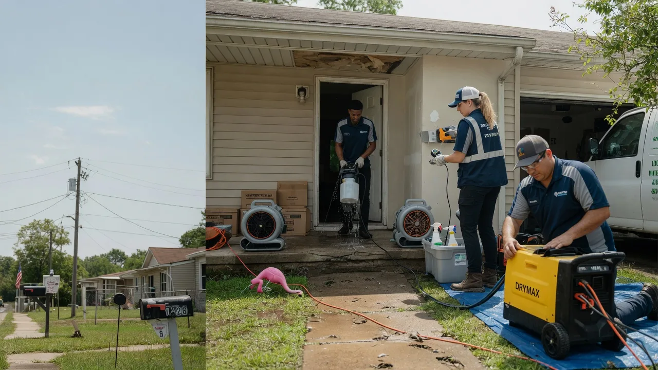 Storm Damage Water Removal in Burnham, PA near me